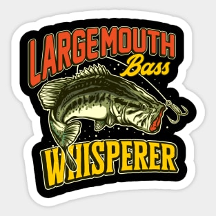 Largemouth Bass Whisperer Sticker
